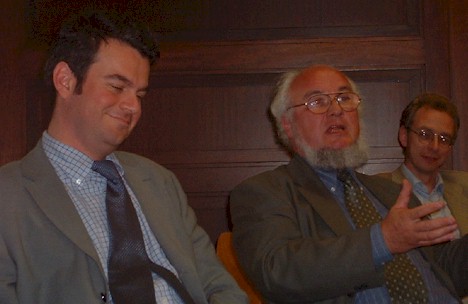 Philippe Destatte et Jean-Pol Demacq : bilan de dix-sept annes de prsidence de l'Institut Jules-Destre - Photo Marie-Anne Delahaut