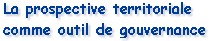 La prospective territoriale comme outil de gouvernance
