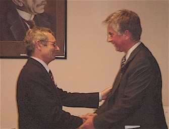 Patrick Fers, Consul gnral de France, et Philippe Destatte, directeur gnral de l'Institut Destre