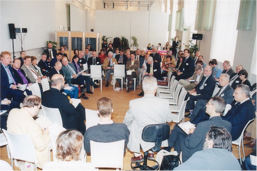 Colloque La prospective territoriale comme outil de gouvernance, 28 septembre 2002, Seneffe (Wallonie) - (Photo Jean Delahaut)
