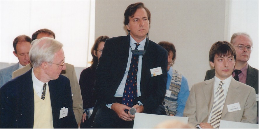 Colloque La prospective territoriale comme outil de gouvernance, 28 septembre 2002, Seneffe (Wallonie) - (Photo Jean Delahaut)